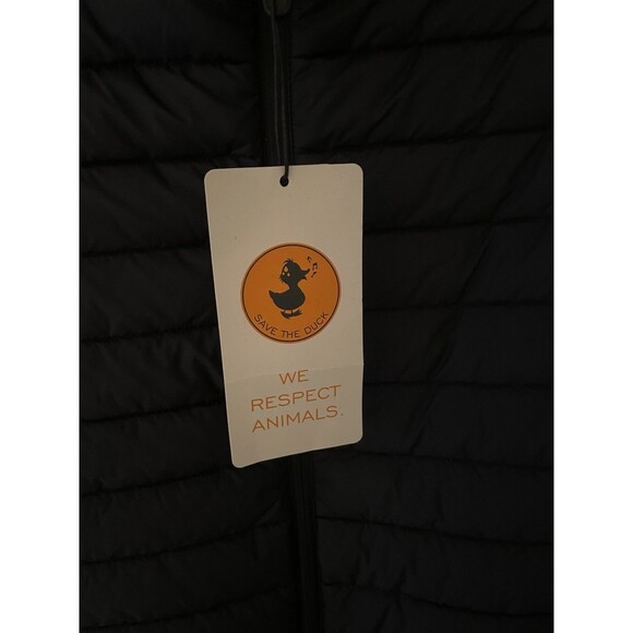 Save The Duck Vest NEW 100% Animal Free Size M Animal Respect Plumtech - Picture 3 of 12